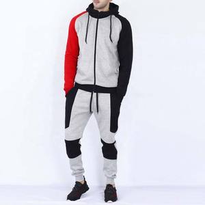 Color de contraste Impreso con capucha Último diseño Ropa informal de invierno Chándales para hombres Ropa deportiva Algodón Fleece Nuevo estilo de moda - Product Image 5