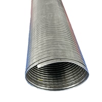 Tuyau d'évacuation industriel en acier inoxydable 304 résistant aux hautes températures, conduit d'air, ventilation, hôpitaux, conception graphique LKESS
