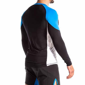 2025 dernière Collection Style Unique unisexe Rash Guard Multi couleurs respirant 100% Polyester impression par sublimation personnalisée OEM - Product Image 3