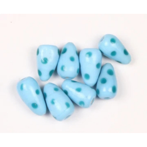 Nouveauté perles de verre de Murano de couleur mélangée de qualité supérieure cristal craquelé au chalumeau accessoire de fabrication de bijoux à bricoler soi-même tailles assorties - Product Image 1