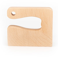 Couteau en bois pour enfants, couteau en bambou non métallique pour enfants, couteau pour cuisiner, couteau pour tout-petits, outil de cuisine pour enfants pour une vraie cuisine