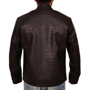 เสื้อแจ็กเก็ตมอเตอร์ไซค์หนังแท้สำหรับผู้ชายเสื้อแจ็กเก็ตมอเตอร์ไซค์หนังแท้สำหรับ100% สำหรับฤดูหนาว - Product Image 2