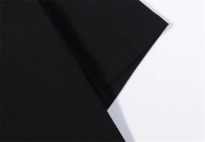 Vêtements pour hommes vente en gros T-shirts noirs décontractés de haute qualité avec logo imprimé personnalisé surdimensionné pour hommes - Product Image 6