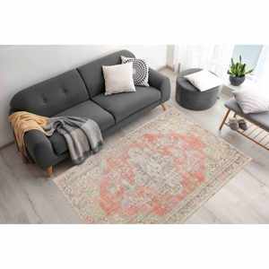 Tapis imprimé médaillon : Luxe, coloré, décoration de bureau, de cuisine, tapis en velours - Product Image 1