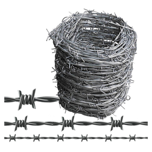 Fil <span class=keywords><strong>barbelé</strong></span> galvanisé en gros, bobine de 500 m, 50 kg/rouleau - Fil de clôture de haute qualité directement de l'usine <span class=keywords><strong>du</strong></span> Hebei - Product Image 3
