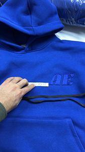 Camisetas de algodón de peso pesado para hombre, ropa de calle Formal, estampado Vintage de gran tamaño, Sudadera con capucha de talla grande en tela de punto - Product Image 4