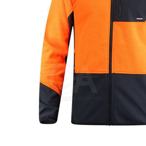 OEM Hombres Softshell Panel Chaqueta con capucha cortavientos Forro polar Resistente al agua Hombres Softshell Sudadera con capucha - Product Image 6