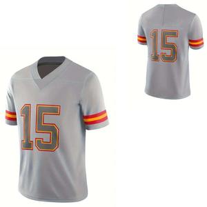 เสื้อเจอร์ซีย์อเมริกันฟุตบอลสำหรับผู้ใหญ่เด็กและเยาวชนเสื้อระบายอากาศได้ดี - Product Image 1