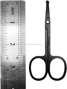 Tijeras para el Vello de la Nariz de Alta Calidad al por Mayor, Tijeras de Acero Inoxidable para Manicura y Pedicura, Tijeras de Corte Seguras para Uñas de Bebé, Personalizadas - Product Image 3