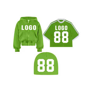 Men's High Quality Premium Hoodies Beanies New All-Over Rhinestone Washed Print Solid Pattern Streetwear Basics Cotton <b>Blended</b> - Product Image 1