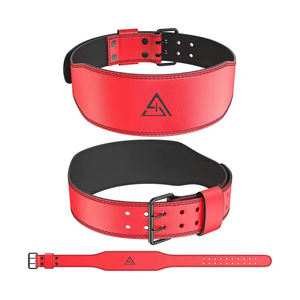 Cinturón de Cuero con Hebilla de Palanca para Levantamiento de Pesas, Entrenamiento de Gimnasio, Levantamiento de Potencia, Cinturón de Entrenamiento para Peso Muerto - Product Image 1