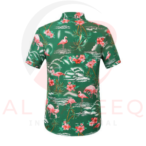 Wholesale Price <b>Men's</b> T-<b>Shirt</b> Fully Printed Polyester Cotton Printed <b>Men's</b> <b>Beach</b> T-<b>Shirt</b> Custom Made Half Sleeve T-<b>Shirt</b> - Product Image 2