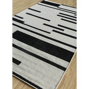 Tapis en jute géométrique abstrait Indusbar, 4 m de large, tissage plat en laine, épaisseur 10 mm, pour la maison des adolescents -DW-181 - Product Image 2