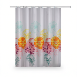 FRENESIA Multicolor TTE 1303 3433 Fabric <b>Shower</b> Curtain (120x200cm) for Gedy Stylish Custom Size <b>Shower</b> Curtains - Product Image 2