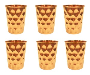 Botellas de cobre martillado estilo vaso hechas a medida en tamaño de 900 ML Ideal para tiendas de reventa en el hogar - Product Image 6