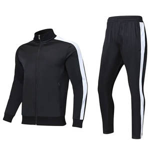 Traje de jogging de invierno con cremallera unisex, chándales de entrenamiento XXL de forro polar transpirable con logotipo impreso personalizado de alta calidad, respetuosos con el medio ambiente - Product Image 5
