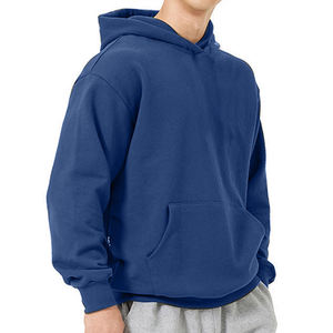 Sudadera con capucha de alta calidad Fabricante en blanco Plain Drop Shoulder Pullover Hoodie Cropped Boxy Heavyweight Oversized Mens Hoodies - Product Image 4