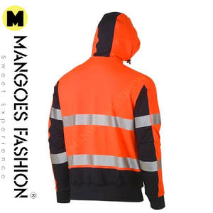 Sudaderas con capucha de invierno reflectantes de alta visibilidad: ropa de seguridad de moda de alta calidad para mejorar la visibilidad Sudaderas con capucha de alta visibilidad - Product Image 2