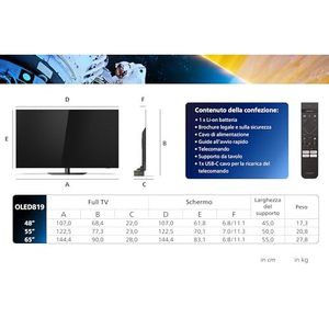 สมาร์ททีวีพร้อมจอแสดงผล 4K Ultra HD และระบบเสียงที่ทำงานร่วมกับผู้ช่วยสั่งงานด้วยเสียง โครงโลหะ โมดูล E-Paper - Product Image 6