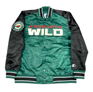 Veste de baseball de qualité supérieure, style universitaire, bomber, varsity, couleur personnalisée, polyester/coton enduit imperméable - Product Image 4