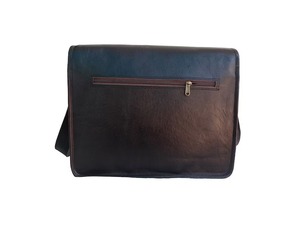 Sacoche vintage en cuir de chèvre véritable sacoche élégante pour ordinateur portable - Product Image 2