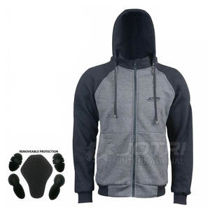 Good Quality Zipper Motorbike <b>Hoodies</b> for Men Manufacturer Custom Fashionable Motorbike <b>Hoodies</b> for Men - Product Image 2