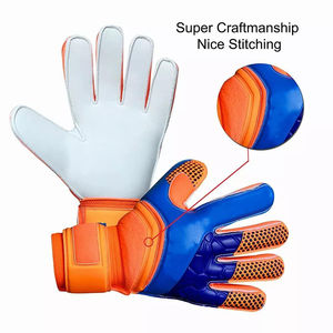 Gants de gardien de but de football en latex de haute qualité avec logo personnalisé en cuir imperméable pour la formation - Product Image 3