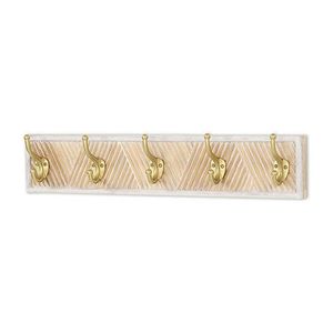 Hot Selling <b>Gold</b> Leaf <b>Wall</b> <b>Hook</b> Rack Elegant Coat Hanger Decorative <b>Wall</b> <b>Hook</b> for Entryway Storage Organizer - Product Image 6