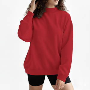 Sweat-shirt en molleton à col rond et manches longues pour homme, tricoté, personnalisable avec logo, polyester/coton, saison hiver, couleur unie - Product Image 4
