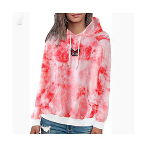 Sweat-shirt à capuche pour hommes et femmes, pull-over en polaire Tie Dye, vente en gros, nouvelle collection hiver Offre Spéciale - Product Image 5