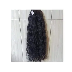 Excellente fabrication douce et lisse 100% vrais cheveux humains naturels utilisés pour les cheveux humains recyclés d'Inde