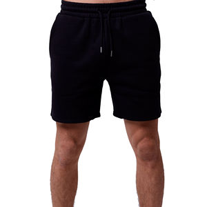 Vente en gros de shorts de gym en coton pour hommes vêtements de rue personnalisés coupe régulière poches courtes confortables motif uni chino pour hommes en tricot - Product Image 1
