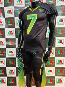 Maillot de football américain parent fan maillot de sublimation broderie sergé grande taille soutien personnalisé respirant véritable usine - Product Image 4
