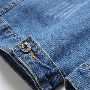 Veste en jean pour homme, couleur unie, décontractée, streetwear, nouvelle mode, confortable, veste d'hiver pour homme, 2026 - Product Image 6