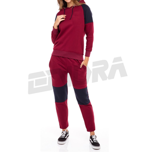 Conjunto de chándal polar con cremallera completa para mujer, sudadera atlética con capucha y chándal de gimnasio, conjunto deportivo de dos piezas, 2025, nuevo - Product Image 5