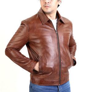 Latest Design Casual Wear <b>Men</b> <b>Leather</b> <b>Jacket</b> Comfortable Professional Made <b>Men</b> <b>Leather</b> <b>Jacket</b> - Product Image 5