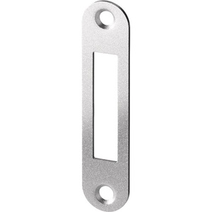 Placa de Impacto Plana de Acero Inoxidable S412 con Placa Frontal Redondeada de 20 mm de Ancho, Accesorio para Candado de Bicicleta - Product Image 1