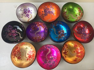 Premium Quality Eco-Friendly Lacquer <b>Coconut</b> <b>Shell</b> Bowl Customized Logo Competitive Price-for Business Gifts - Product Image 5