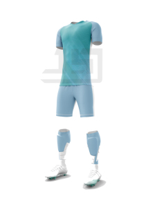 Uniforme de Fútbol Personalizado, Uniforme Deportivo de Fútbol, Transpirable, que Absorbe la Humedad, Jersey y Pantalones Cortos 100% Poliéster para Liga - Product Image 5