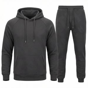 Ensemble de survêtement de jogging pour hommes grande taille, personnalisable, respirant, broderie du fabricant, ensemble de sport athlétique pour la salle de sport et le fitness - Product Image 1