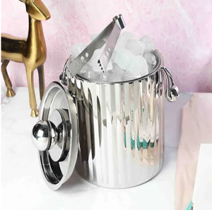 Cubo enfriador de vino de aluminio resistente construcción duradera que garantiza la usabilidad a largo plazo disponible a precios al por mayor - Product Image 3