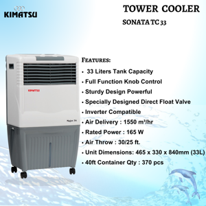 Refroidisseur d'air domestique autonome électrique 34L 175W - Product Image 4