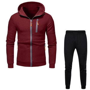 Trajes Deportivos Personalizados Unisex para Gimnasio, Traje Deportivo de Algodón para Hombre, Chándal Personalizado con Logotipo OEM - Product Image 2