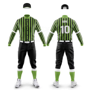 Nueva llegada Ropa deportiva 100% Tela de poliéster Sublimación Uniforme de béisbol Mejor precio Venta caliente Sublimación Uniforme de béisbol - Product Image 6
