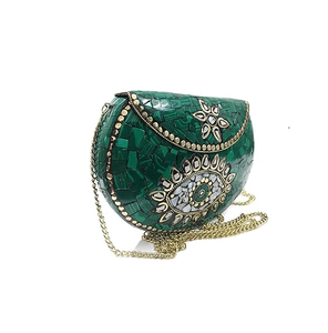 Exportador indio elegante diseñador artesanía bolsas de metal bolso para monedero Ropa Accesorios de metal bolsas superventas - Product Image 2