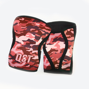 Manchons de genou en néoprène camouflage antidérapants réglables pour la musculation, protection professionnelle, épaisseur de 7 mm pour la musculation - Product Image 3
