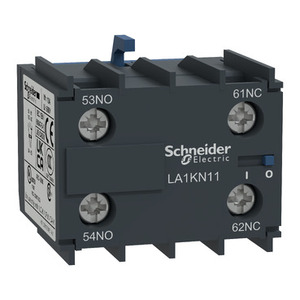 Per SCHNEIDER ELECTRIC LA1KN11 TeSys K Blocco Contatti Ausiliari 1 NO + 1 NC con Terminali a Morsetto a Vite - Product Image 1