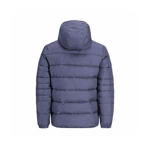 Veste bouffante coupe-vent lourde personnalisée pour hommes tailles de rue de haute qualité en toile imprimée col montant longue tenue d'hiver - Product Image 3