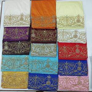 สินค้ามาใหม่ ผ้าซาติน Gorgura 100% งานฝีมือแบบคลาสสิก ประดับด้วยงานหินลายดอกไม้ ดีไซน์หรูหรา เนื้อผ้าหนา เหมาะสำหรับงานปาร์ตี้ - Product Image 1