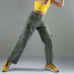 Outdoor Windproof Breathable baggy Tactical Hunting Cargo Pants with Print Front Zipper - Product Image 1